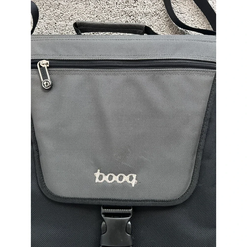 booq Black Laptop Computer Tablet Notebook Messenger Shoulder Bag Soft
